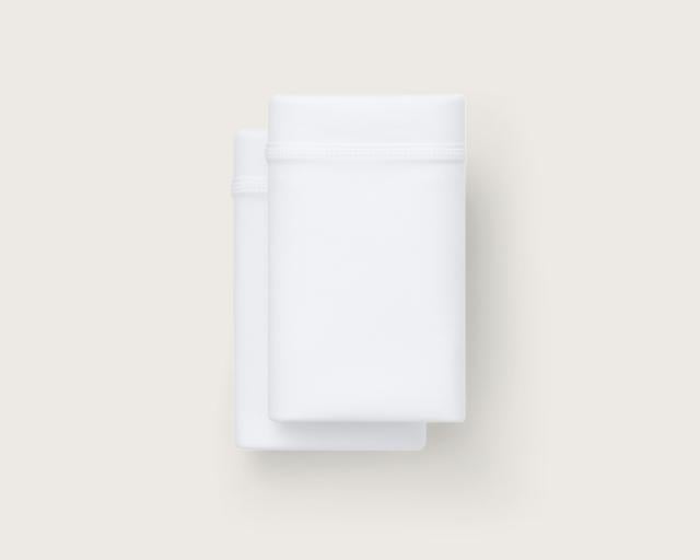softstretch pillowcases - white